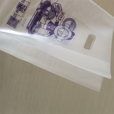 Διαφανής τσάντα χειριστή Hdpe πλαστική τσάντα πεθαμένης κοπής Polybag ODM/OEM Τυπωμένες τσάντες ψώνια