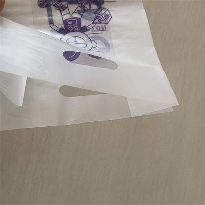 Διαφανής τσάντα χειριστή Hdpe πλαστική τσάντα πεθαμένης κοπής Polybag ODM/OEM Τυπωμένες τσάντες ψώνια