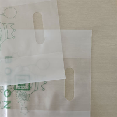 Διαφανής τσάντα χειριστή Hdpe πλαστική τσάντα πεθαμένης κοπής Polybag ODM/OEM Τυπωμένες τσάντες ψώνια