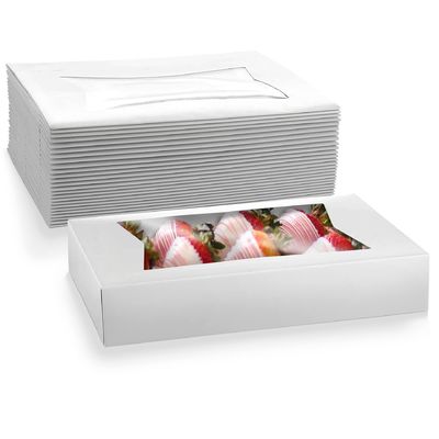 12x8x2.25inch Custom Kraft Cake Box για φιλική προς το περιβάλλον συσκευασία