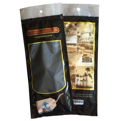 Gravnre εκτύπωση Stand Up Pouch Custom Zip Lock τσάντες πούρων για ενυδατικά πούρα