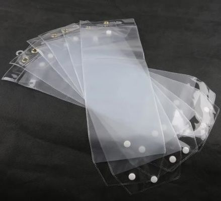 Διαφανής PVC τσάντα hair extension πλαστική συσκευασία με λογότυπο προσαρμοσμένο για καλλυντικά