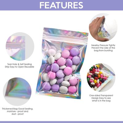 Εκτύπωση με χαρακτική συσκευασία Rainbow Packaging για 5 γαλόνια αρωματικά αλουμινένια φύλλα για τσάντες