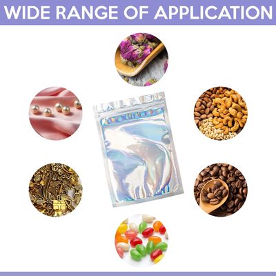 Εκτύπωση με χαρακτική συσκευασία Rainbow Packaging για 5 γαλόνια αρωματικά αλουμινένια φύλλα για τσάντες