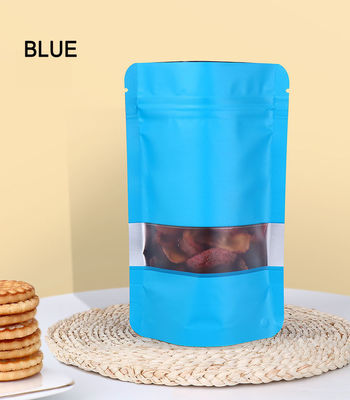 Ματ φινίρισμα Συσκευή Ziplock για αποξηραμένα φρούτα Stand Up Pouch Kraft Bag