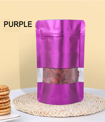 Ματ φινίρισμα Συσκευή Ziplock για αποξηραμένα φρούτα Stand Up Pouch Kraft Bag