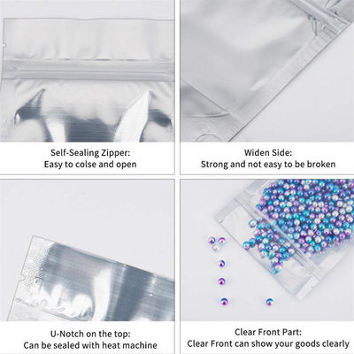 Προσαρμοσμένη Stand Up Foil Polybag Τροφική συσκευασία με παράθυρο για συσκευασία τροφίμων