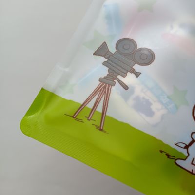 Τροφικό υλικό Zip Lock Θερμική σφραγίδα σάκοι Stand Up Διαφανής σακούλα πλαστική συσκευασία