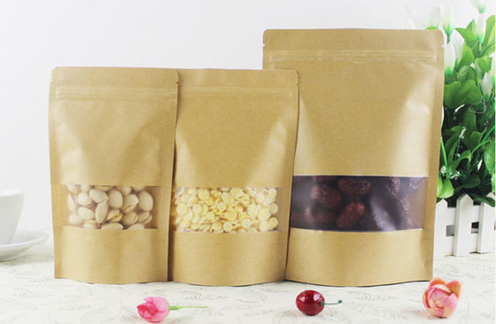 Συσκευή τροφίμων Μπέικερ Kraft Paper Bag με Customized Design και Eco-Friendly