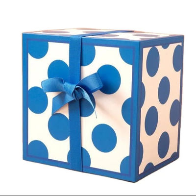 Εκτυπωμένο Deluxe Square Gift Box με καραμέλα και εκτύπωση λουλουδιών