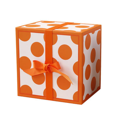 Εκτυπωμένο Deluxe Square Gift Box με καραμέλα και εκτύπωση λουλουδιών