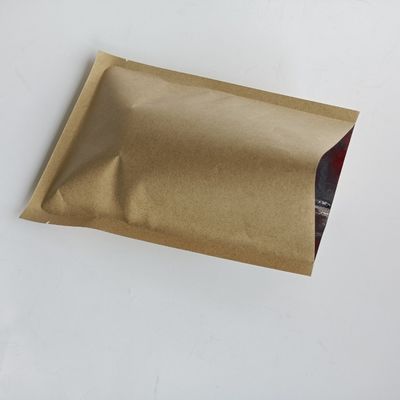 0.14MM πάχος Περιβαλλοντικά φιλική τσάντα χαρτιού Kraft με φύλλο αλουμινίου και εκτύπωση βαφής