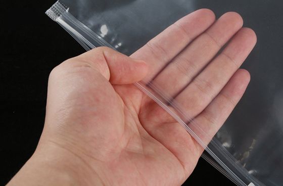 PE πλαστικό Zipper Top Clear Logo Frosted Ziplock σακούλες για προσαρμοσμένη συσκευασία ρούχων