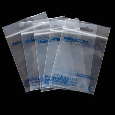 Προσαρμοσμένο πάχος PE πλαστική τσάντα Mini Ziplock τσάντα με πιστοποιητικό SGS65