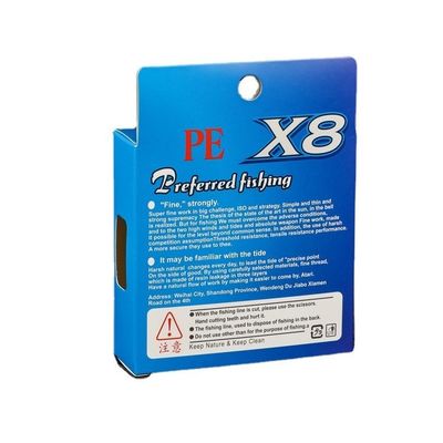 Κουτί αλιευτικού εξοπλισμού Laser Silver Card Paper Attrezzi Da Pesca Κουτί συσκευασίας για θαλάσσια τροφή