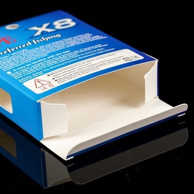 Κουτί αλιευτικού εξοπλισμού Laser Silver Card Paper Attrezzi Da Pesca Κουτί συσκευασίας για θαλάσσια τροφή