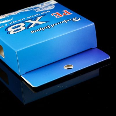 Κουτί αλιευτικού εξοπλισμού Laser Silver Card Paper Attrezzi Da Pesca Κουτί συσκευασίας για θαλάσσια τροφή