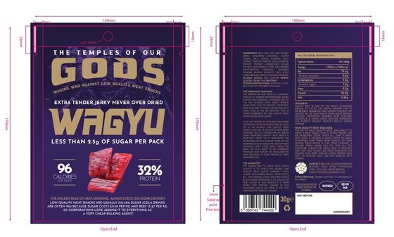 1.5kg Κρέας ζώων κατοικίδιων τροφίμων Γεμιστή συσκευασία σακούλας με φερμουάρ και PET PA Αλουμινίου φύλλο υλικό CPP